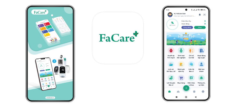 Ứng dụng FaCare dành cho cá nhân